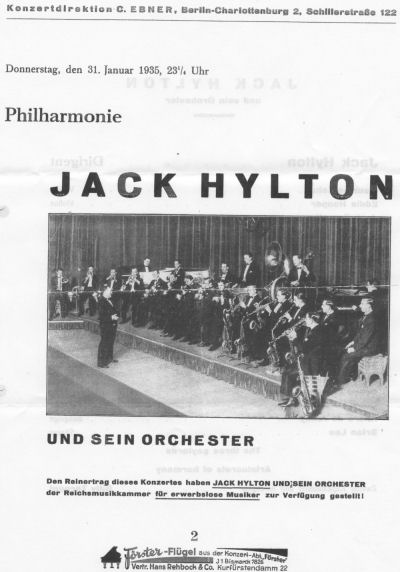 Jack Hylton Orchestra - 1935